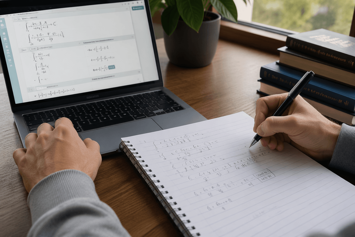 Building a workflow for problem sets and exam prep