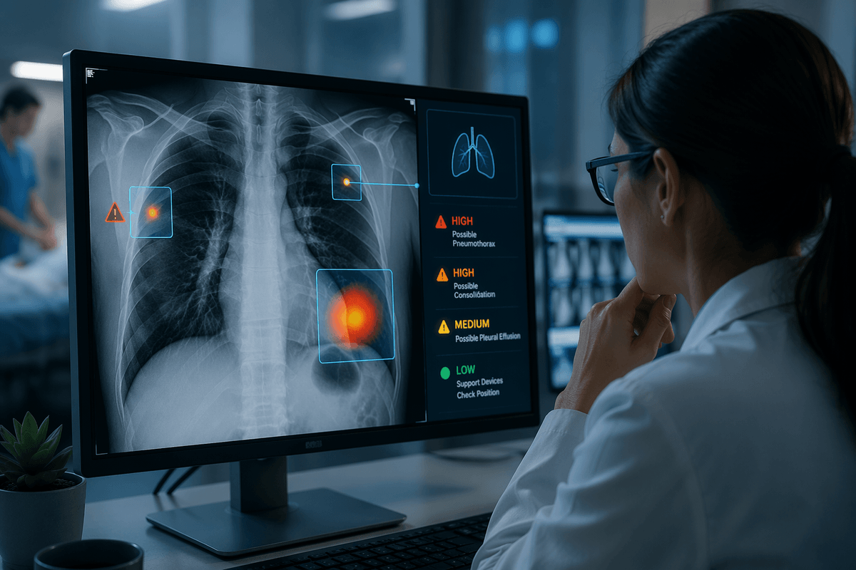 AI Helps Doctors Analyze Chest X-Rays Faster